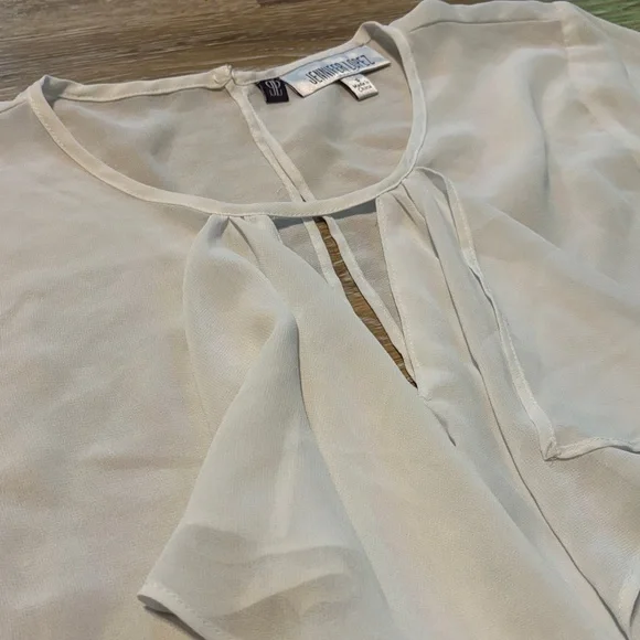 Jennifer Lopez Ruffle Front Blouse - Picture 3 of 3